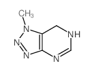 1H-1,2,3-Triazolo[4,5-d]pyrimidine,4,7-dihydro-1-methyl- Structure
