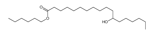 hexyl 12-hydroxyoctadecanoate结构式