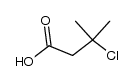 β-chloro-isovaleric acid结构式