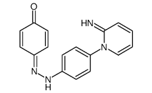 4-[[4-(2-iminopyridin-1-yl)phenyl]hydrazinylidene]cyclohexa-2,5-dien-1-one Structure