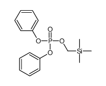 diphenyl trimethylsilylmethyl phosphate Structure