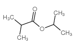 Isobutyric acid isopropyl ester structure