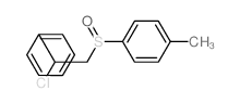 1-(2-chloro-2-phenyl-ethyl)sulfinyl-4-methyl-benzene结构式