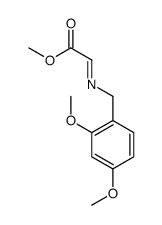 methyl 2-[(2,4-dimethoxyphenyl)methylimino]acetate结构式