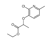 ethyl 2-(2-chloro-6-methylpyridin-3-yl)oxypropanoate Structure