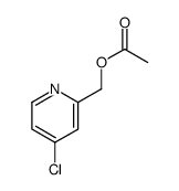 (4-chloropyridin-2-yl)methyl acetate结构式