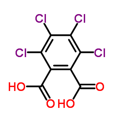 四氯酞酸半水合物结构式