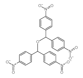 Ether,bis[bis(p-nitrophenyl)methyl] (8CI) Structure