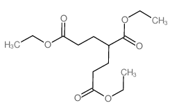 三乙基-1,3,5-戊烷三羧酸酯结构式