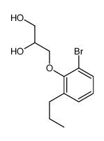 3-(2-Bromo-6-propylphenoxy)-1,2-propanediol structure