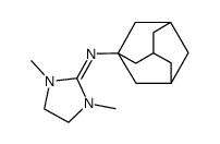1,3-dimethyl-2-(1-adamantylimino)imidazolidine Structure