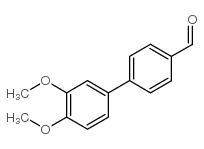 3',4'-二甲氧基-联苯-4-甲醛结构式