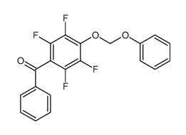 phenyl-[2,3,5,6-tetrafluoro-4-(phenoxymethoxy)phenyl]methanone Structure