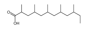 2,4,6,8,10-pentamethyldodecanoic acid Structure