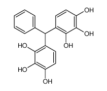 4-[phenyl-(2,3,4-trihydroxyphenyl)methyl]benzene-1,2,3-triol Structure