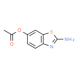6-Benzothiazolol,2-amino-,acetate(ester)(9CI) Structure