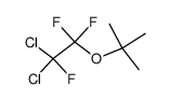 1-tert-butoxy-2,2-dichloro-1,1,2-trifluoro-ethane结构式