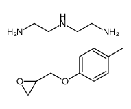 N'-(2-aminoethyl)ethane-1,2-diamine,2-[(4-methylphenoxy)methyl]oxirane Structure