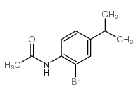 N-(2-溴-4-异丙基苯基)-乙酰胺结构式