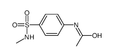 N-[4-(methylsulfamoyl)phenyl]acetamide结构式