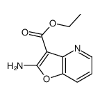 2-氨基-呋喃并[3,2-b]吡啶-3-羧酸乙酯结构式
