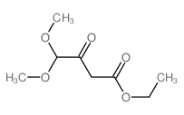ethyl 4,4-dimethoxy-3-oxo-butanoate Structure