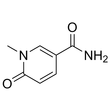 1-甲基-6-氧代-1,6-二氢吡啶-3-甲酰胺结构式