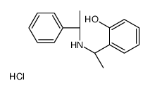 2-((R)-1-((R)-1-苯乙胺)乙基)苯酚盐酸盐结构式