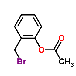 2-(Bromomethyl)phenyl acetate Structure