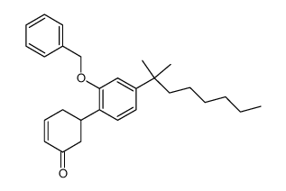 5-[2-benzyloxy-4-(1,1-dimethylheptyl)phenyl]-2-cyclohexen-1-one结构式