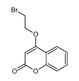 4-(2-bromoethoxy)chromen-2-one Structure
