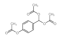 Methanediol,1-[4-(acetyloxy)phenyl]-, 1,1-diacetate结构式