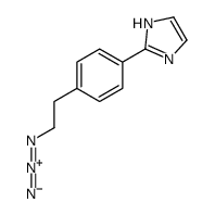 2-[4-(2-azidoethyl)phenyl]-1H-imidazole Structure