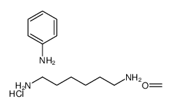 aniline,formaldehyde,hexane-1,6-diamine,hydrochloride结构式