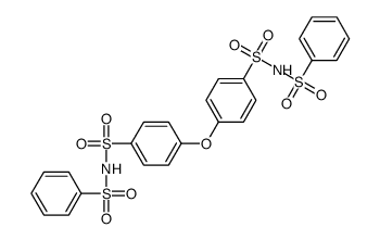 N,N'-bis(phenylsulphonyl)-4,4'-oxydi(benzenesulphonamide) Structure