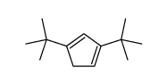 1,3-ditert-butylcyclopenta-1,3-diene Structure