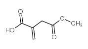 4-Methyl hydrogen 2-methylenesuccinate structure
