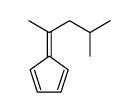 5-(1,3-Dimethylbutylidene)-1,3-cyclopentadiene结构式
