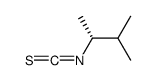 (R)-(-)-3-甲基-3-丁基硫代异氰酸酯结构式