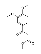 3-(3,4-二甲氧基苯基)-3-氧丙酸甲酯结构式