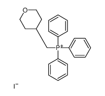 TRIPHENYL[(TETRAHYDRO-2H-PYRAN-4-YL)METHYL]PHOSPHONIUM IODIDE Structure