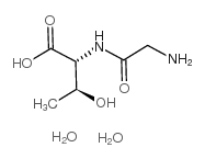 甘氨酰-D-苏氨酸二水合物结构式