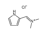 N,N-dimethylpyrrole-2-formiminium chloride Structure
