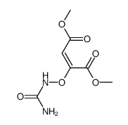 ureidoxymaleate de methyle Structure