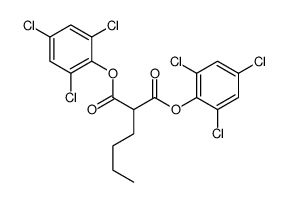bis(2,4,6-trichlorophenyl) 2-butylpropanedioate Structure