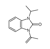 1-isopropyl-3-(prop-1-en-2-yl)-1,3-dihydro-2H-benzo[d]imidazol-2-one结构式