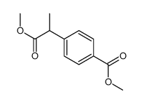 methyl 4-(1-methoxy-1-oxopropan-2-yl)benzoate结构式