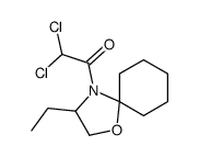 2,2-dichloro-1-(3-ethyl-1-oxa-4-azaspiro[4.5]decan-4-yl)ethanone Structure