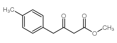 3-oxo-4-p-tolyl-butyric acid methyl ester结构式