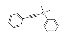 bis(phenylethynylene)methylphenylsilane Structure